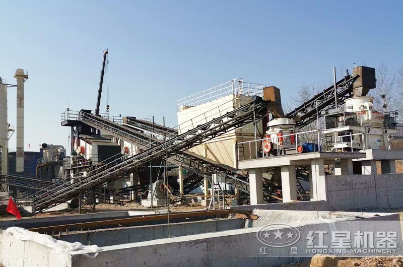 標(biāo)準(zhǔn)完備型912機砂石料生產(chǎn)線現(xiàn)場