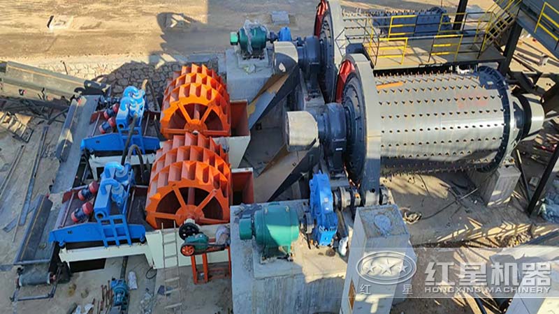 球磨機(jī)制砂現(xiàn)場(chǎng)實(shí)拍