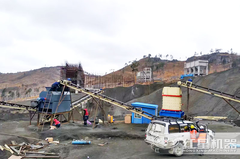 立式制砂機(jī)碎煤使用現(xiàn)場(chǎng)