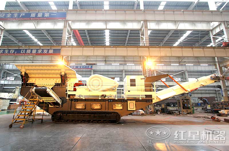 履帶式移動破碎站制造車間