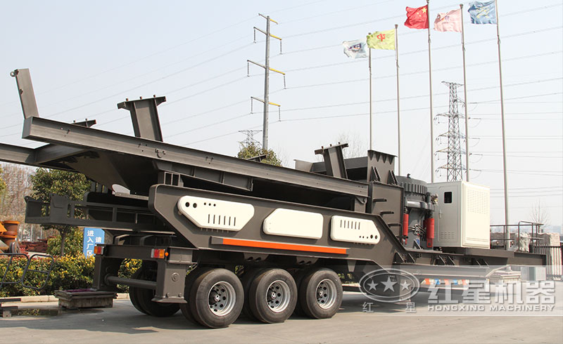 輪胎式移動建筑垃圾破碎機