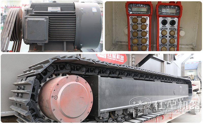 移動(dòng)履帶一體式破碎機(jī)結(jié)構(gòu)細(xì)節(jié)