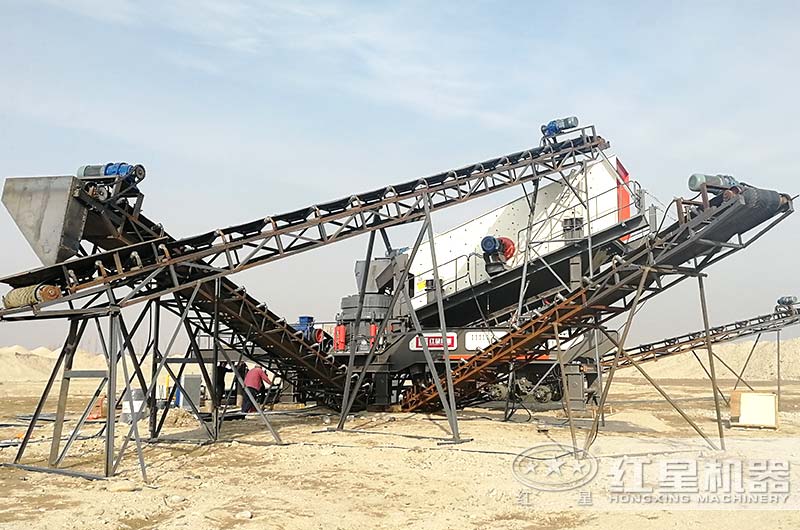 配置圓錐破的大型流動碎石機