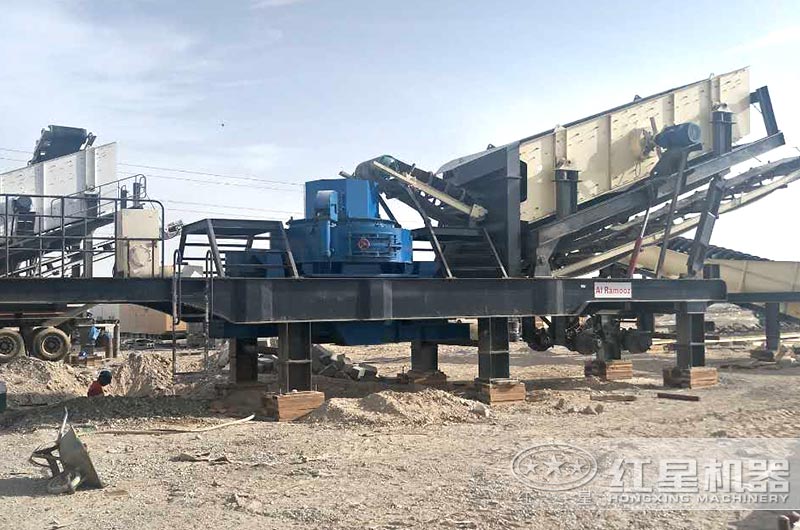 全自動移動制砂機(jī)生產(chǎn)現(xiàn)場