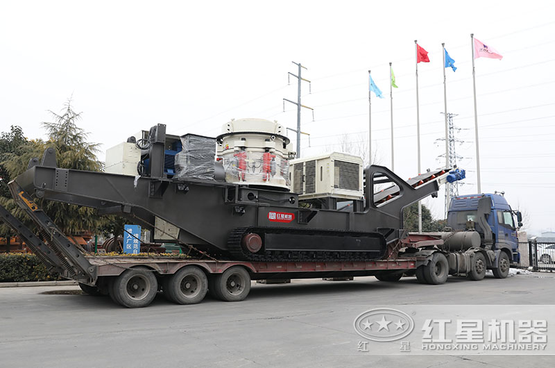 紅星履帶式移動打砂機又發(fā)貨啦！即定即發(fā)！