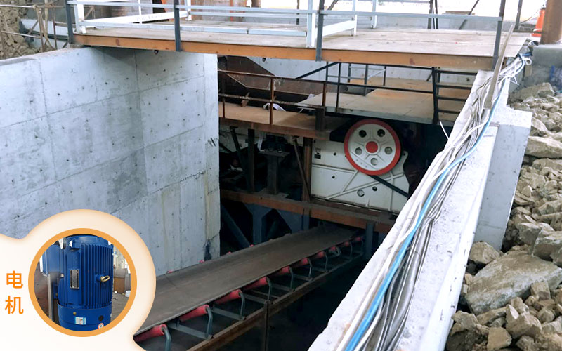 紅星1060破碎機(jī)配備合適電機(jī)，品質(zhì)好，效率高，能耗低