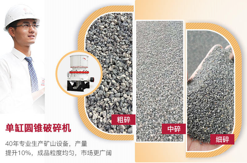 圓錐破可加工多種規(guī)格石子 圓錐破可加工多種規(guī)格石子